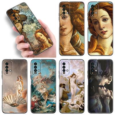 Pictură Artistică Husă Telefon Dumnezeu Pentru Xiaomi Redmi Note 5 6 9T K20 K40 K50 Pro 7A 8A 9A 9C 9i 10A 10C A1 S2 Husă Neagră Moale TPU