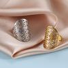 Flower of Life Ring Vintage Adjustable Stainless Steel Sacred Geometry Rings for Women Amulet Jewelry Gift