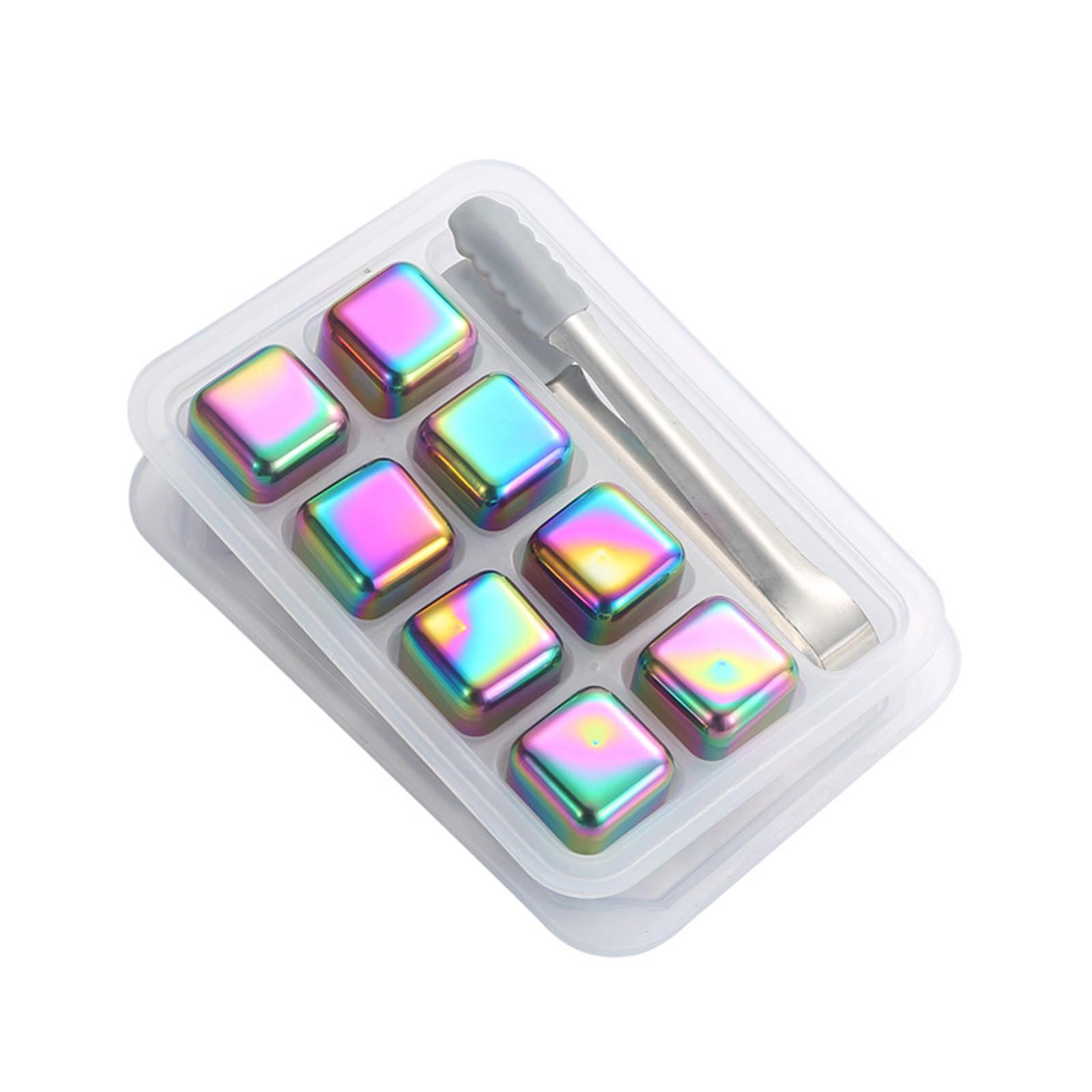 

Reusable Stainless Steel Beverage Ice Molds, Whiskey Stone Stainless Steel Ice Molds, Metal Ice Molds, Reusable Beverage Stones