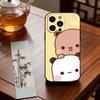 Cute Cartoon Bubu Dudu Phone Case Silicone Soft For IPhone 17 16 15 14 13 12 11 X XR Plus Pro Max Plus
