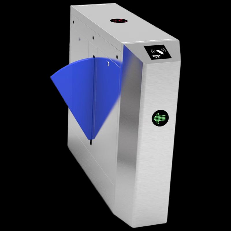 GEPAD STYZ-1030 Flap Barrier Pedestrian Access Gate CN plug (adapter included)