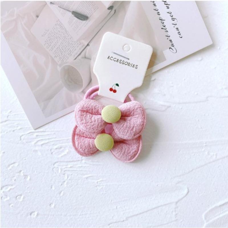 

2 шт. аксессуары для волос детские резинки для волос с шариками для девочек из Юго-Восточной Азии, плюшевая резинка для волос с кроликом