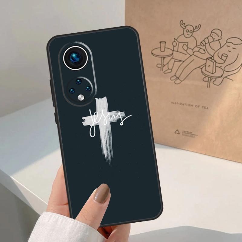 Christ Jesus Bible Verse Cross For Honor Magic 8 5 6 7 Pro Case For Honor 400 200 Lite 50 70 90 X8c X8b X9a X9b X9c X9d Win