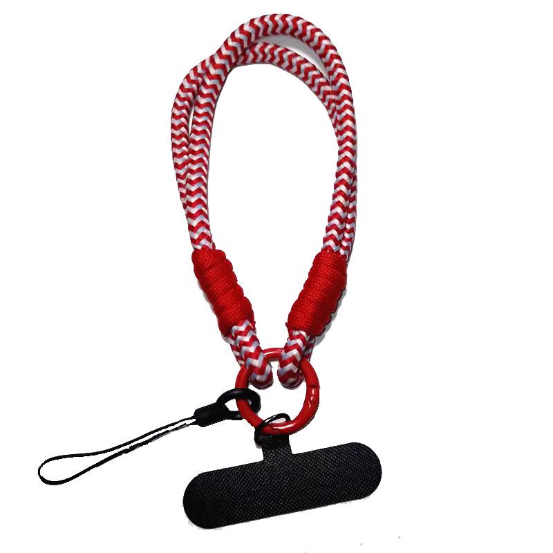Creative Phone Lanyard Cute Woven Wrist Strap Multifunctional Security Wristband Earphone Anti-lost Short Rope Portable Keychain