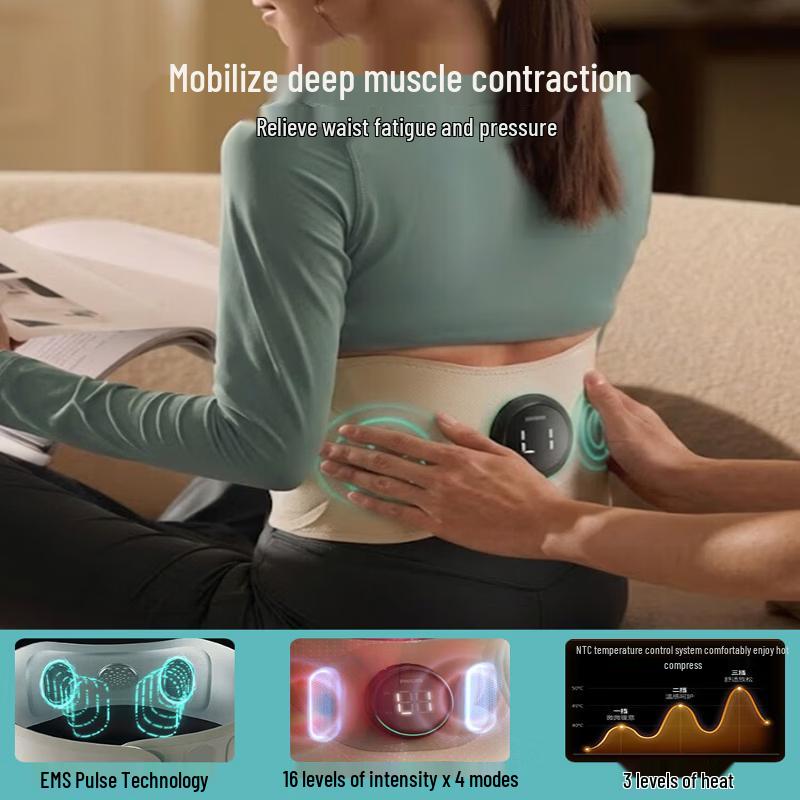PHILIPS Waist Massager with Heat and EMS CN plug (adapter included)