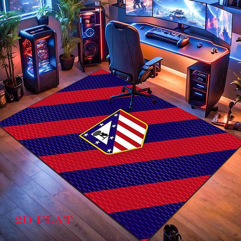 Atleti  Carpet Rug for Living Room Bedroom Home Sofa Decoration,Kids play Nonslip Floor Mat