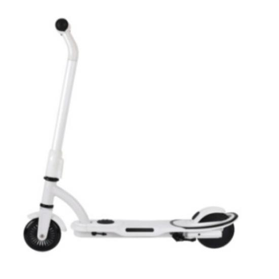 Portable Folding Children's Scooter with Electric Assist, 6-12 Years, Two-Wheel, Flashing Lights