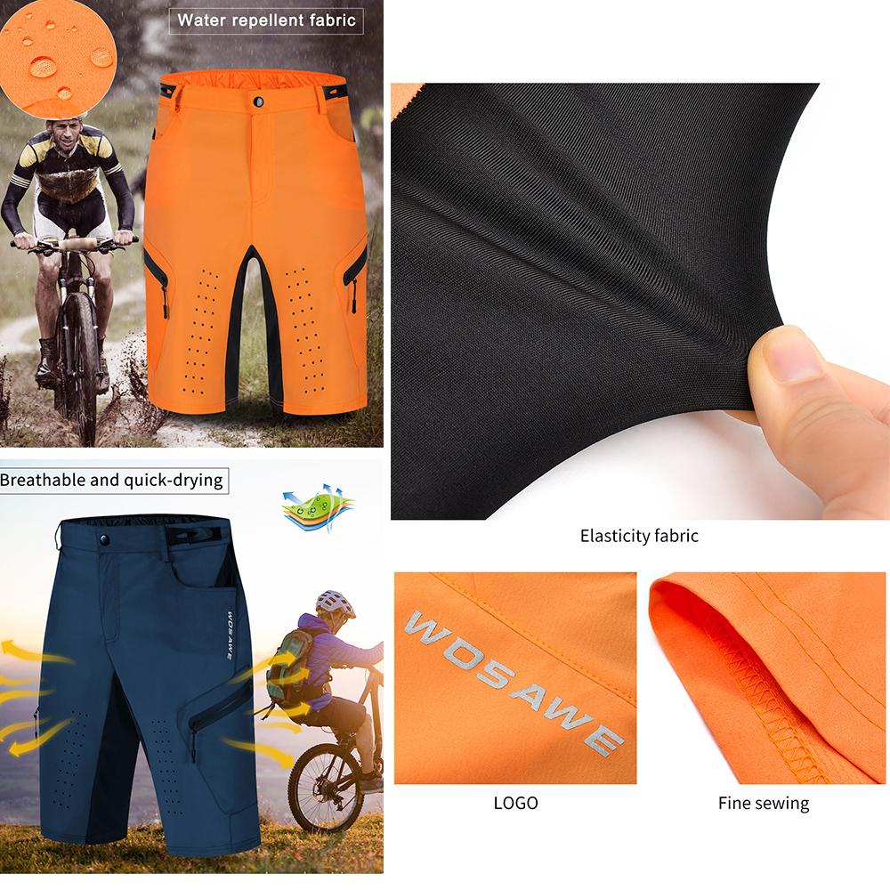 Pantaloncini da ciclismo larghe WOSAWE Tasche con cerniera uomo MTB  Mountain Bike 3D Gel Mutande imbottite acquista in modo economico —  spedizione gratuita, recensioni reali con foto — Joom