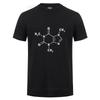 Molekulformel Wissenschaft Chemie T-Shirt Unisex Sommer Kurzarm Baumwolle T-Shirt 2024 Neue T-Shirts Unisex
