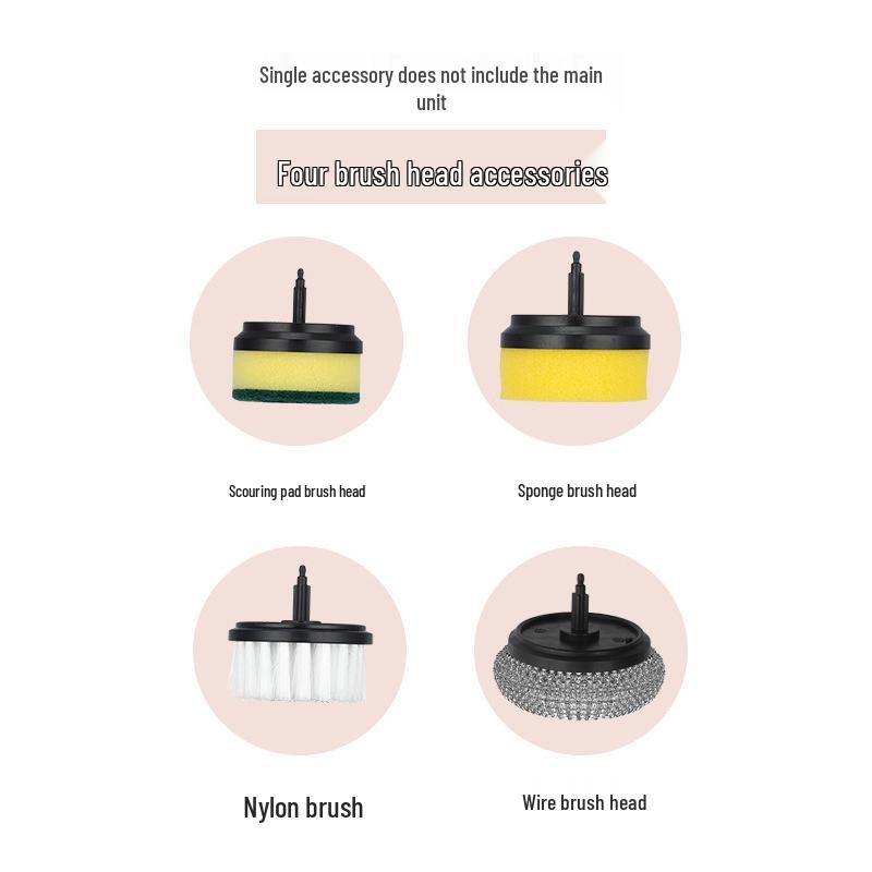 Multifunctional Handheld Electric Cleaning Brush for Kitchen, Bathroom, Bowls, and Shoes