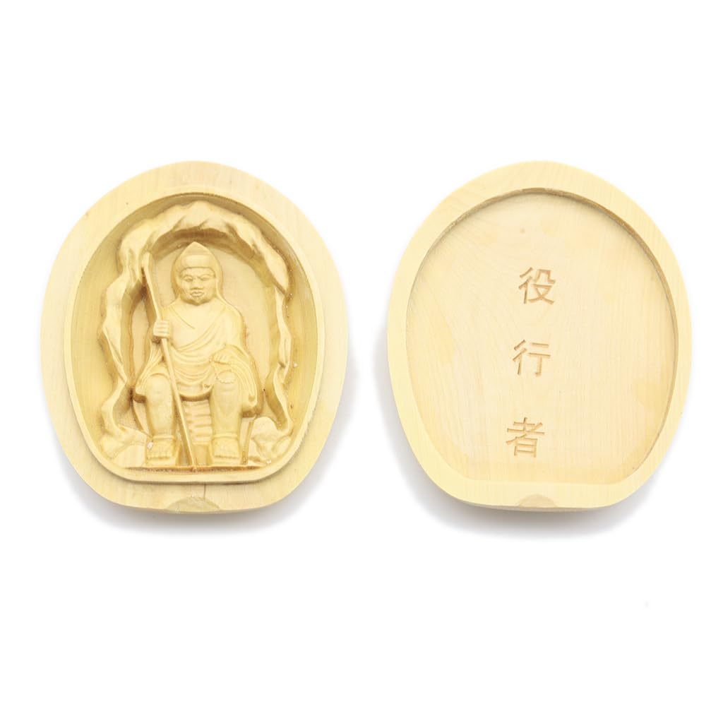 

Kurita s Special Guardian Buddha Statue: En no Gyoja (Lotus-Shaped Incense Holder Buddha [Pocket Buddha]) Guardian Buddha for Incantations and Prayer
