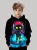 Kinder Top Hoodies Stilvoller 3D-Druck Jungen Lässiger Pullover Langarm Sweatshirt für Frühling Herbst Kinder Hoodies Outdoor-Bekleidung