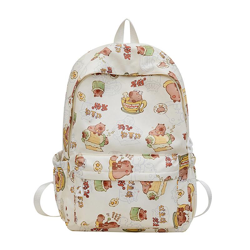 

Новый рюкзак 2025 новый повседневный холщовый водонепроницаемый рюкзак женский студентки колледжа универсальный поток мода темперамент книга