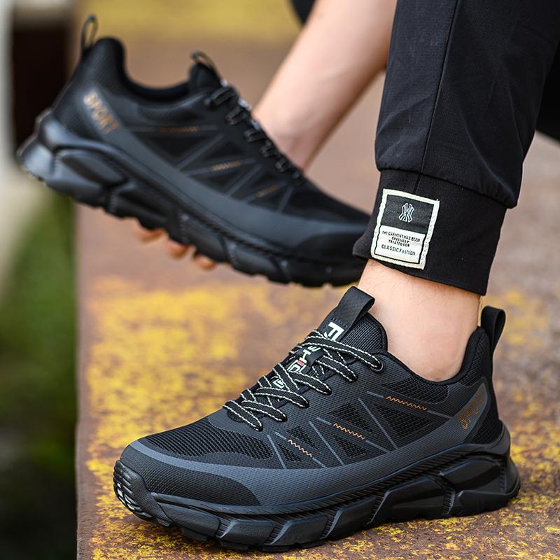 Lehká bezpečnostní obuv pro muže a ženy, pracovní boty s ocelovou špičkou, pracovní boty, tenisky pro muže a ženy, prodyšné boty, stavební boty