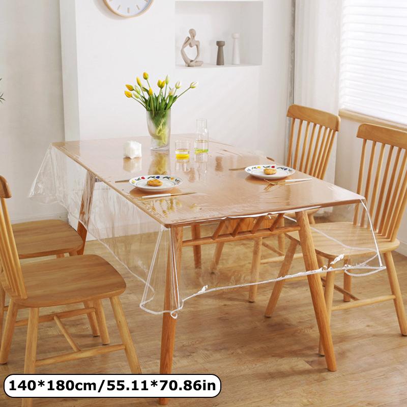 

1 шт. Скатерть для стола, столешницы, маслостойкая, для ресторанов, водонепроницаемая, для праздников, банкетов, прочная, легко моющаяся 140*180CM