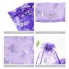 25 Pieces 3 Sizes Hot Stamped Butterfly Bags Jewelry Gift Bags Candy Bags Drawstring Wedding Gift Bags Hot Stamped Gauze Bags Organza Bags Spice Bags