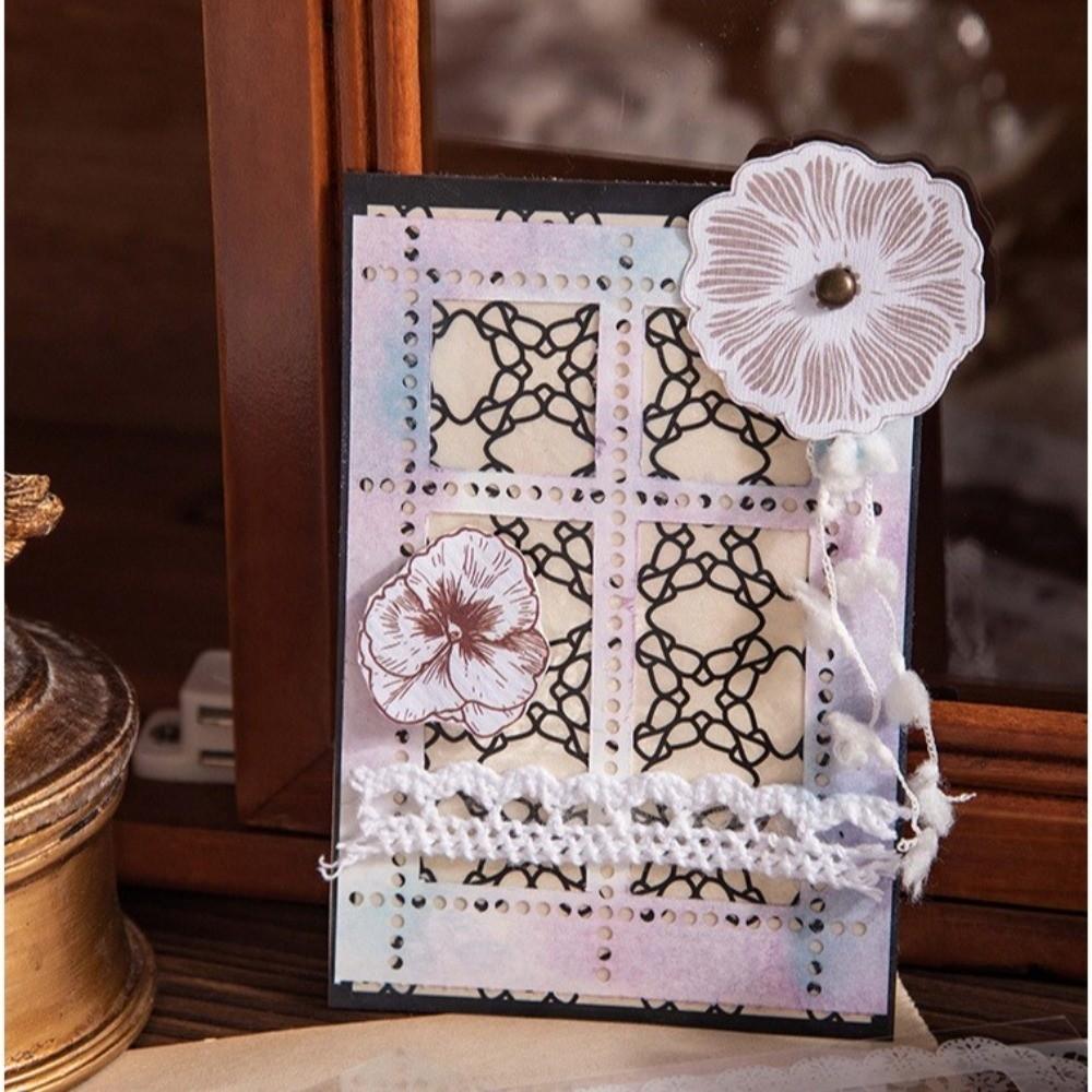 30Pcs Handmade Decorative Scrapbooking Black And White Creative Background Paper Journal Stationary