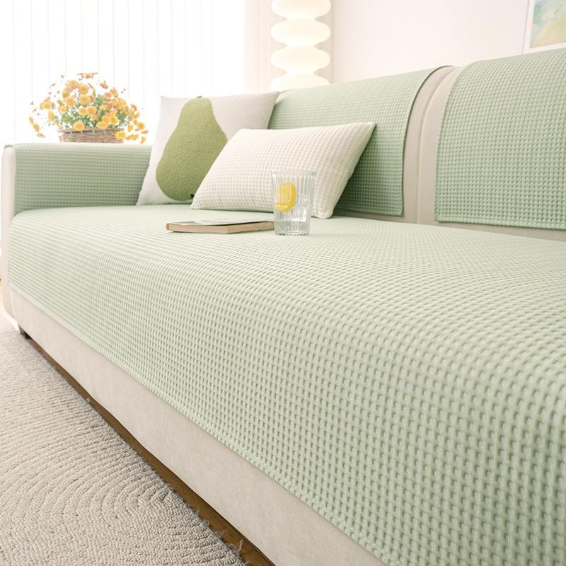 

Кремовая подушка для дивана Doudou с воздушным охлаждением 2025 новая подушка для сиденья с фиксированной нескользящей прямой ряд летнее покрытие полотенце 30 * 50Cm waist pillowcase