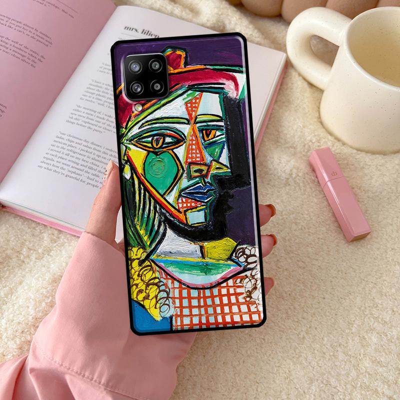 Painting Picasso Abstract Art For Samsung Galaxy A54 A34 A14 A52 A32 A12 A13 A33 A53 A15 A16 A26 A36 A56 A06 A35 A55 Case