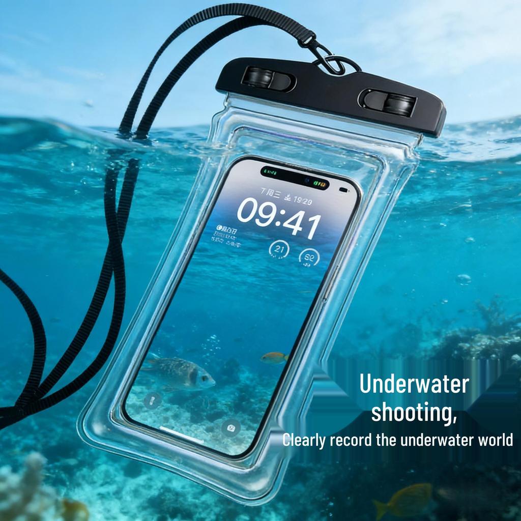Waterproof Phone Bag - Touchscreen Compatible for Swimming, Snorkeling, Beach & Rafting