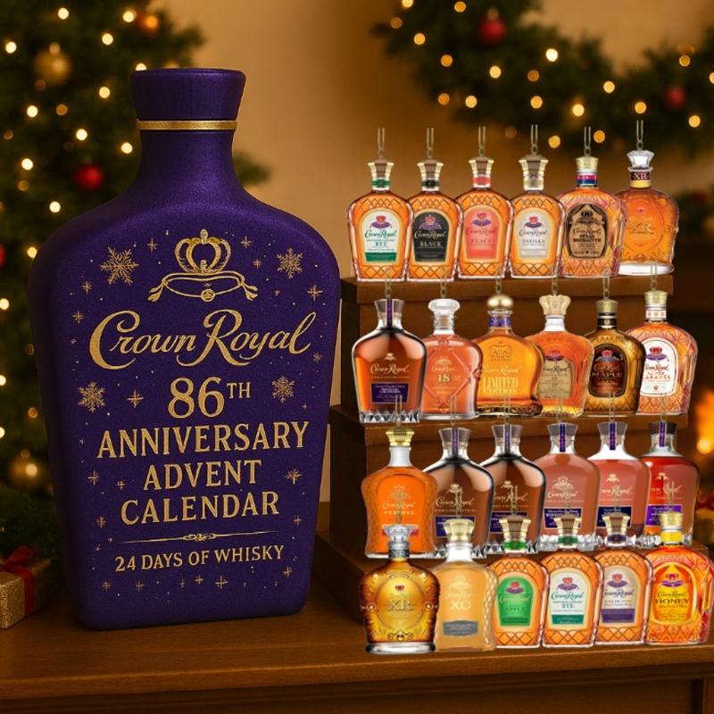 Whiskey Tasting Advents Calendar 2025 Feature 24 Miniature Bottle Designs Inspired From World Distilleries
