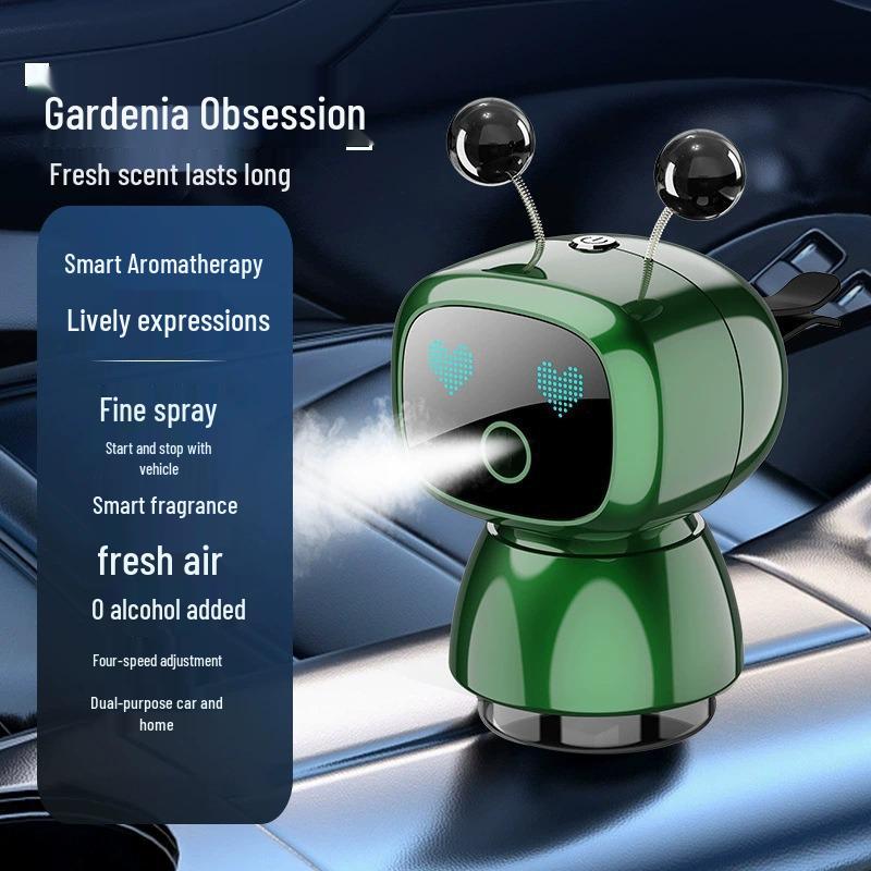 Lanxuan Intelligent Car Air Freshener: AI Robot Ornament & Long-Lasting Aroma