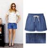  Tooxika Shorts Women Summer Pants Faux Denim Straight Pants Loose Large Size Pants Slim Thin Casual Women's Pants