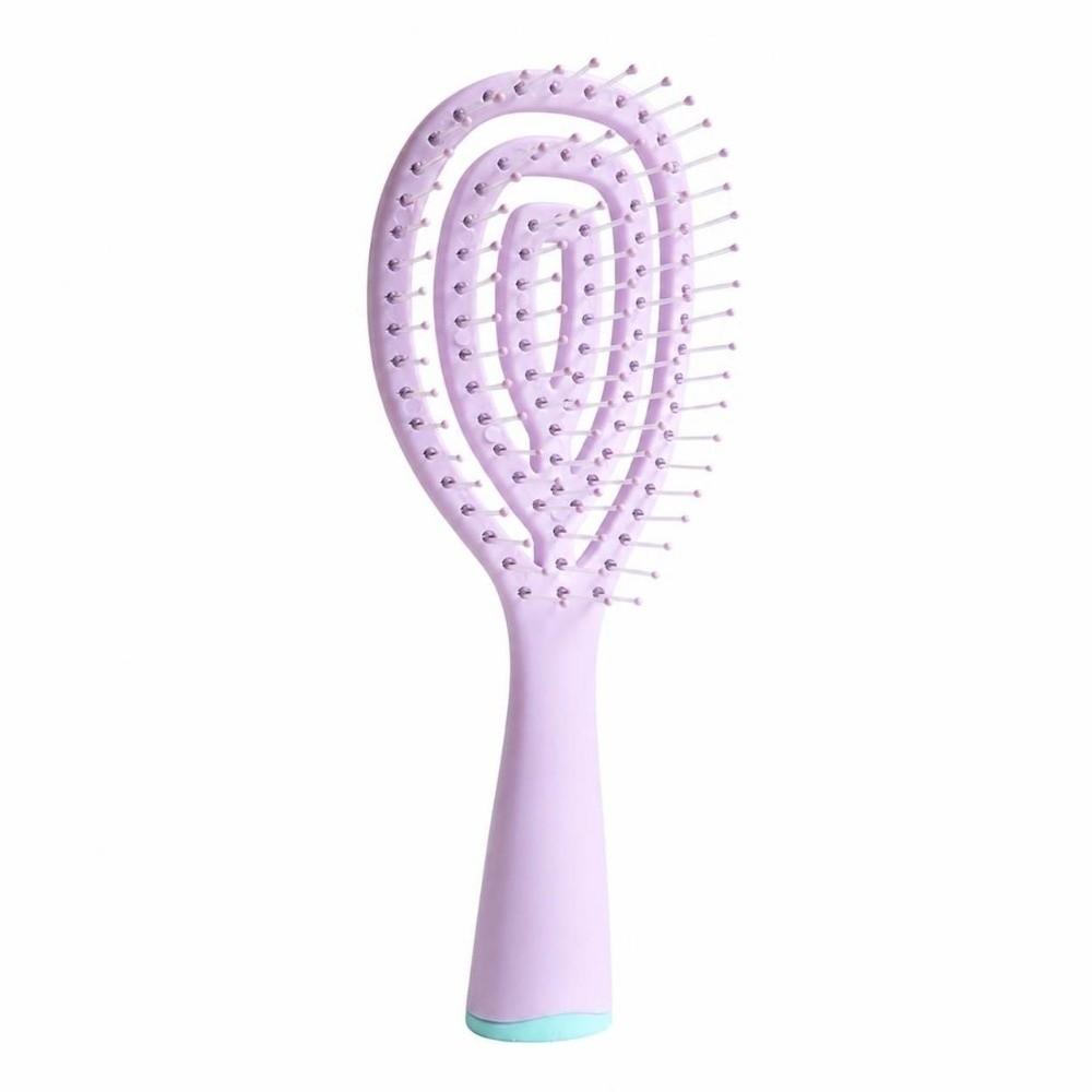 Oval Shape Detangling Hair Brush Hollow Out Scalp Massage Comb New Hair Comb All Hair Types
