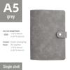 A6 Leather Buckle Loose-Leaf Notebook & A5 Multifunctional Planner with Custom Logo and Storage