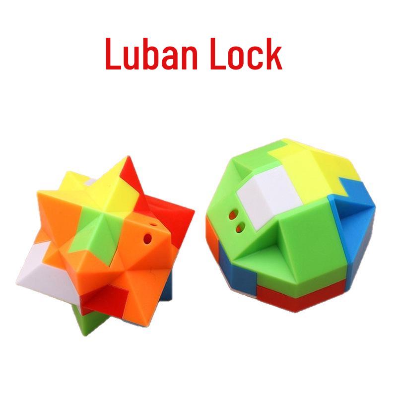 Kongming Lock: Creative Plastic Puzzle for Kids' Education and Leisure