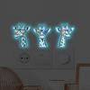 Blue Light Night Light Creative Sunglasses Giraffe Switch Sticker Personalized Switch Socket Decorative Sticker