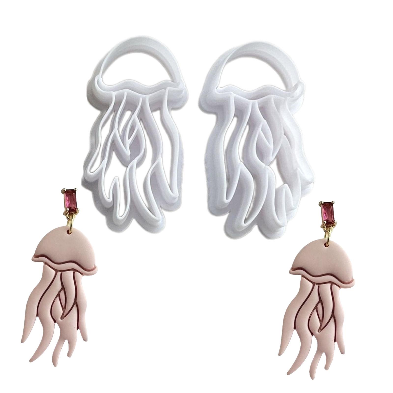 

Глина Серьги Изготовители Ручная работа Резак для украшений Морской конёк Резак для глины для серег Медуза Формы для глиняных серег для уникальных украшений 2