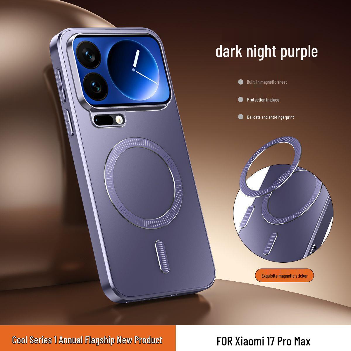 

Xiaomi 17ProMax Phone Case with Anti-Drop Protection, Large Lens Cutout, Magnetic Ring, and Premium Unisex Design. Xiaomi 17 Pro