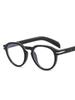 Fashion Clear Round Frame Glasses for Men Women Anti Blue Light Computer Eyewear Blocking Glasses