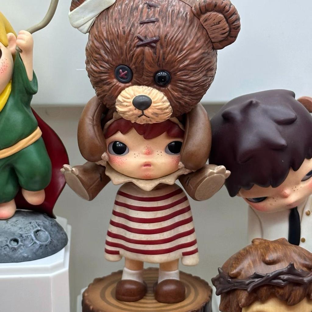 Sixth Generation Shelter Series Teddy Bear Creative Figurine Trendy Toy Ornament Gift