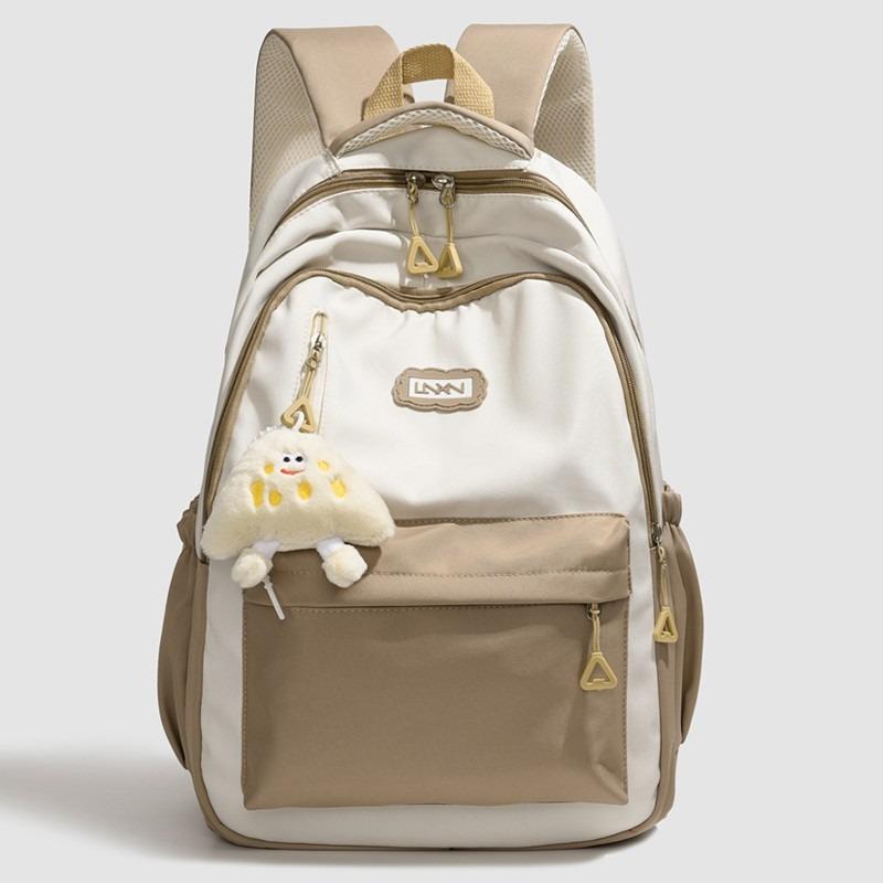 Spring New High-value School Bags Fresh Sweet Primary School Girl Students Book Bag for Grade 3-6 High Quality Nylon Lightweight Backpack with Pendant