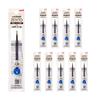 Mitsubishi Pencil Uniball ZENTO Balpen Pak Waterbasis Vullingen, 0,38 mm, Blauw, 10, UBRZ38.33 (10-pack)