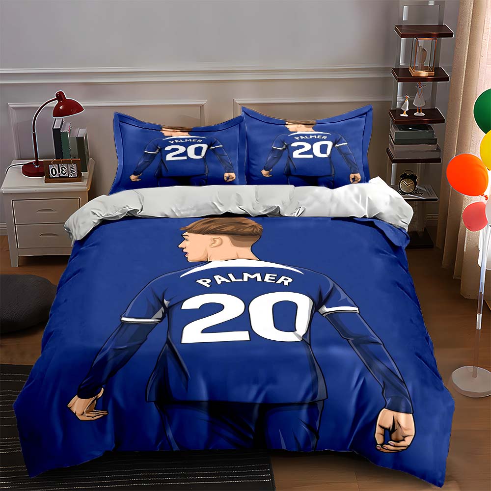 

Footballer Palmer illustration. Bedding sets Duvet cover sets Duvet covers Pillowcases(1 * Duvet Cover 2 * Pillowcases, without duvet insert) 135x200cm
