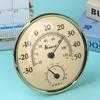 2-in-1 Wandmontiertes Haushalts-Thermometer Hygrometer Wetterstation Hängeanzeige Luftwetterinstrument