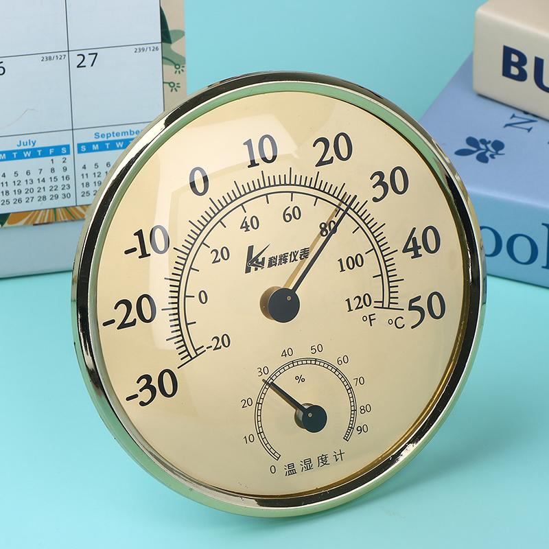 2-in-1 Wandmontiertes Haushalts-Thermometer Hygrometer Wetterstation Hängeanzeige Luftwetterinstrument
