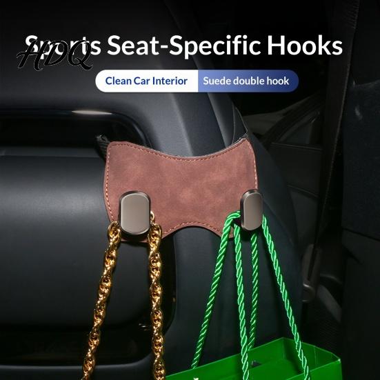 Hidden Auto Interior Hook Universal Car Seat Headrest Hook Metal Back Hooks Hanger SUV Storage Organizer for Purse Handbag Coat Grocery