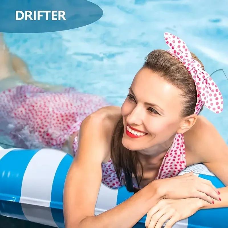 Wasserhängematte Liegestuhl Aufblasbare Schwimmmatte Schwimmmatten Pool Schwimmmatten Meeresmatratze Poolparty Aufblasbares Poolzubehör