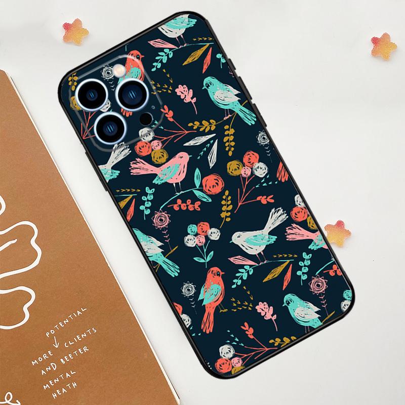 Birds Flock Phone Case For iPhone 17 Pro Max 14 11 15 16 Pro Max 12 13 Mini 16 Plus 16e 17 Air Funda