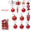 20/29Pcs Christmas Tree Hanging Christmas Ball Decoration for Home Room Decor New Year Navidad Pendant Ball Gift DIY Accessories