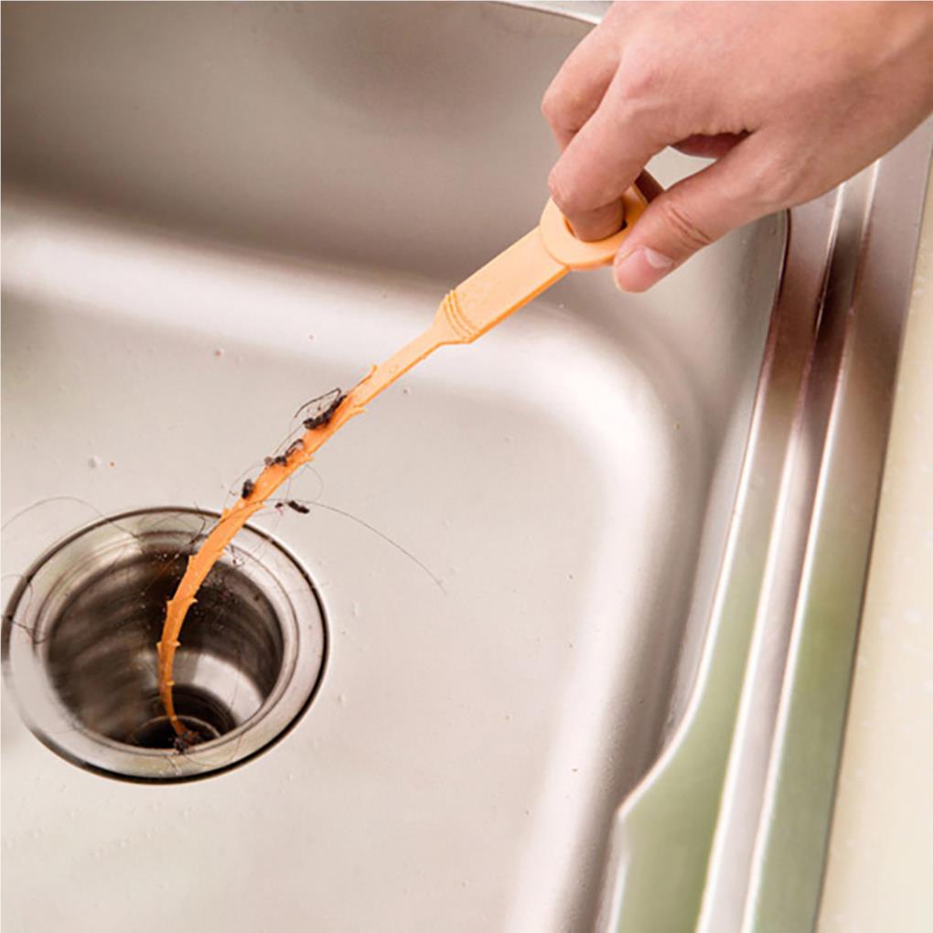 Hair Sewer Cleaning Hook Long Convenient Handle Design Dredge Hooks Removing Tool Household Bathroom Toilet Pipeline Accessories