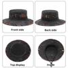Cappello a Secchiello Stile Bohemien Cappello da Sole in Denim per Esterni Alpinismo Escursionismo Campeggio Unisex Stile Retrò Cappello da Pescatore Lavato