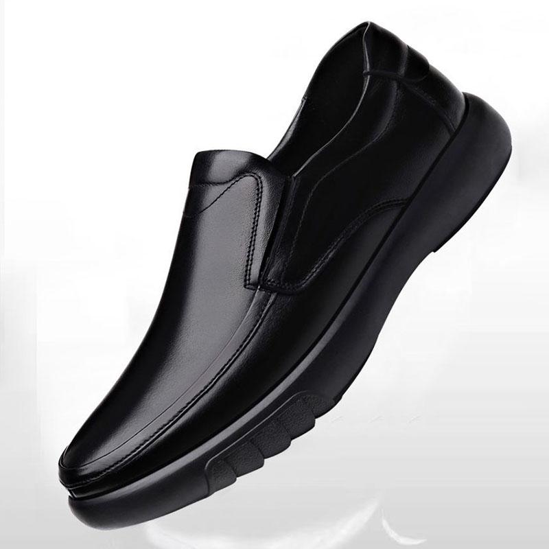 Pánské boty Ležérní značka léto Pánské mokasíny z pravé kůže Pohodlné nazouvací boty