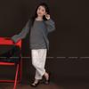 NAIYOUKIDS Kids' Loose Fit Striped Long-Sleeve T-Shirt