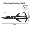 Zhishi Black Titanium Multi-functional Kitchen Scissors