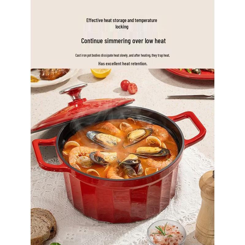 

KOBACH 3L Enamel Cast Iron Soup Pot